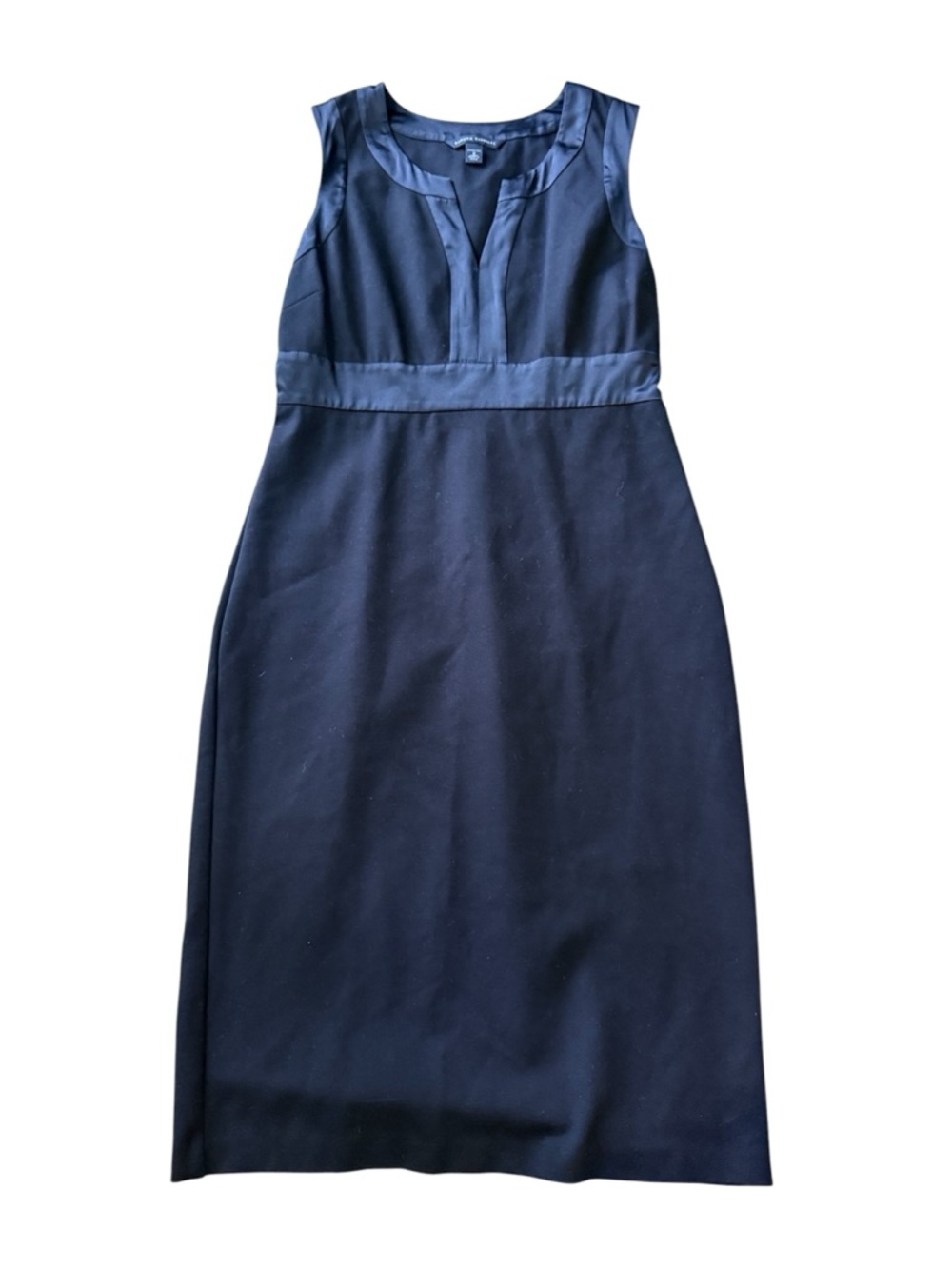 Banana Republic Black Sleeveless Dress Size 8 Classic Sheath Career Timeless - Picture 2 of 12